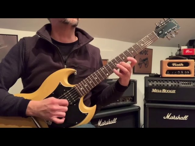 Gibson SG - fusion guitar solo - YouTube
