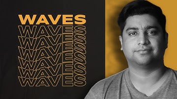 How to Create Wave Text Effect in Adobe Illustrator - Urdu / Hindi