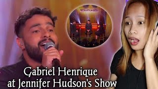 Gabriel Henrique - Run to you ( Jennifer Hudson's Show) Reaction