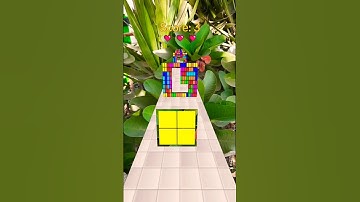 Tetris Brain puzzle game through the wall #braintest #puzzlegame