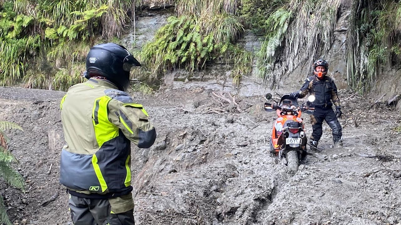 Tauranga Adventure Riders Kiwi Road Slip Teaser YouTube
