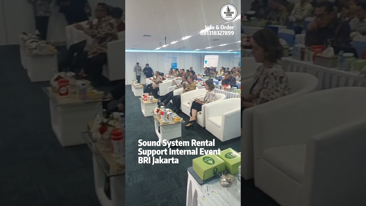 Sound System untuk Event Strategis! Headroom Sound Sukses Dukung Event BRI di Menara Bripens