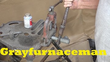 How to use the pipe wrench.  Part 2