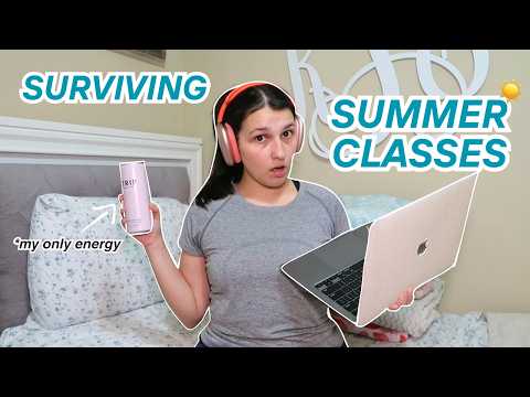 BRUTALLY realistic summer days in my life (taking grad school summer classes)
