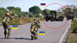 today | A weapons supply convoy for the Russian army was blown up by Ukrainian RPG special forces