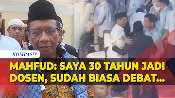 Kata Mahfud MD Terkait Persiapan Debat Cawapres: Saya 30 Tahun Jadi Dosen, Sudah Biasa