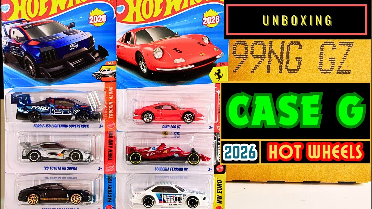Unboxing - Hot Wheels 2026 Case G