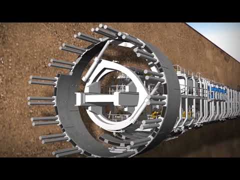 Tunnel Boring Machine TBM Precast Lining How It Is Done