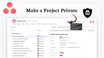 How to Make A Project Private In Asana