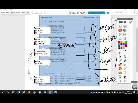 Structure de calcul (Revenu, Rev.imp., Impôt) [Captation de cours en classe-Prof. Boivin]