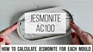 Jesmonite AC100 Calculating how much Jesmonite you need for your Mould