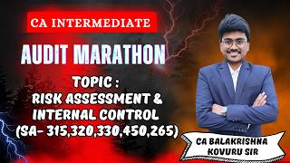 Risk Assessment & Internal Control | Chapter-4 | Audit Marathon | CA Inter Audit Revision in English