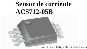 Revisión y calibración de sensor de corriente ACS712-05B