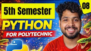 Operators in Python (Part-2) | Lecture 8 | Polytechnic CSE/IT | SS EFFORT