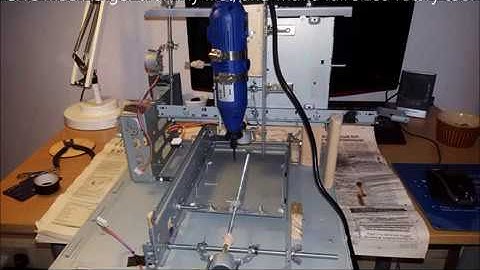 Raspberry Pi CNC Mill from Salvaged Printers