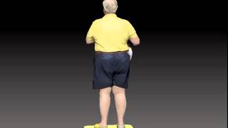 3d scanned Male and Dog