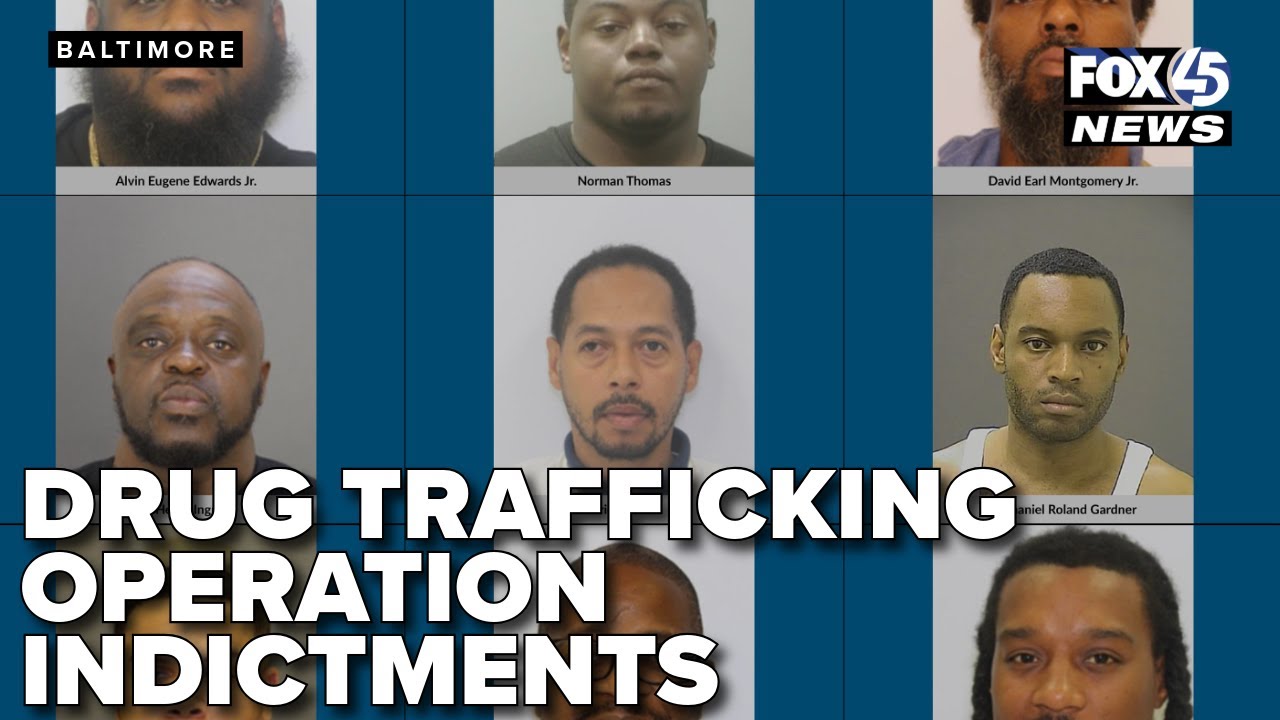 Baltimore officials announce indictment of 11 defendants in drug trafficking operation