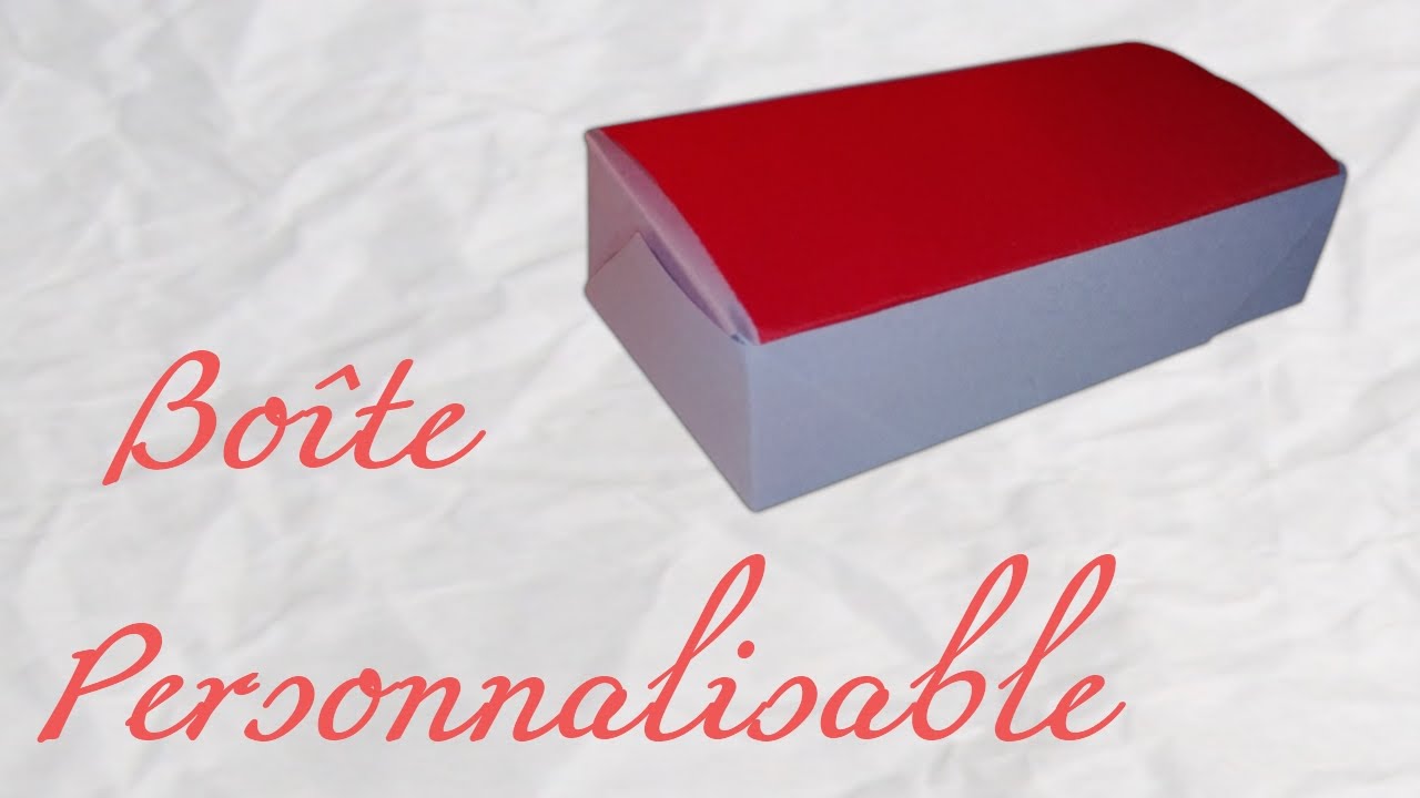 Fabriquer Une Boîte En Carton Rectangulaire