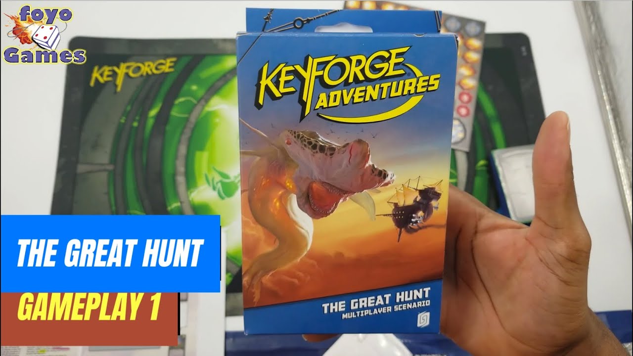 Keyforge Adventures | The Great Hunt - Gameplay 1