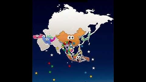 Stack the countries-Map it-Asia 0 X speed run former world record