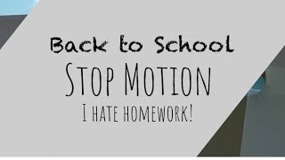 Back to School Stop Motion Movie #Shorts
