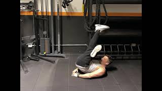 Single Leg Reverse Crunch