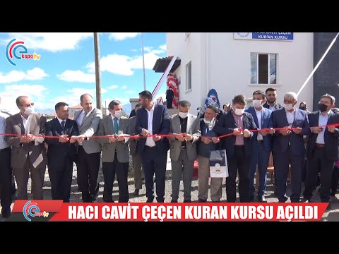 HACI CAVİT ÇEÇEN KURAN KURSU AÇILDI