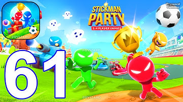 Stickman Party - Gameplay Part 61 Tournament Mode, Random Funny MiniGames, New Update Gameplay