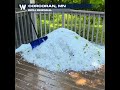 Hail overload requiring a winter tool