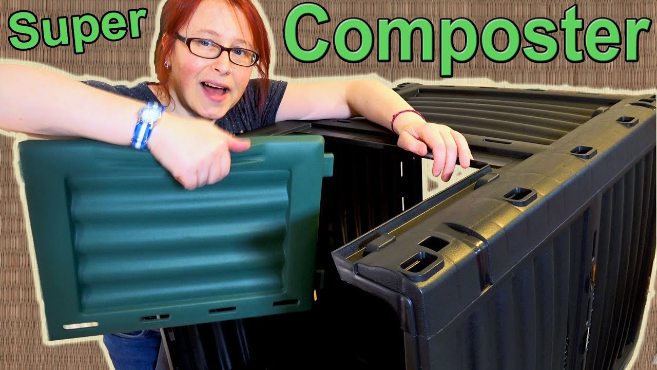 САДОВЫЙ КОМПОСТЕР – Сделано в Европе 300 л | РАСПАКОВКА И СБОРКА КОМПОСТНОГО КОНТЕЙНЕРА | Уильям ...