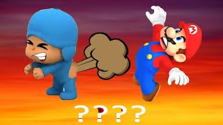 9 Pocoyo Fart & Mario Crying Sound Variations in 60 Seconds