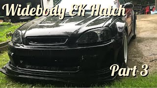 1997 Honda Civic Hatchback Widebody Install Part 3
