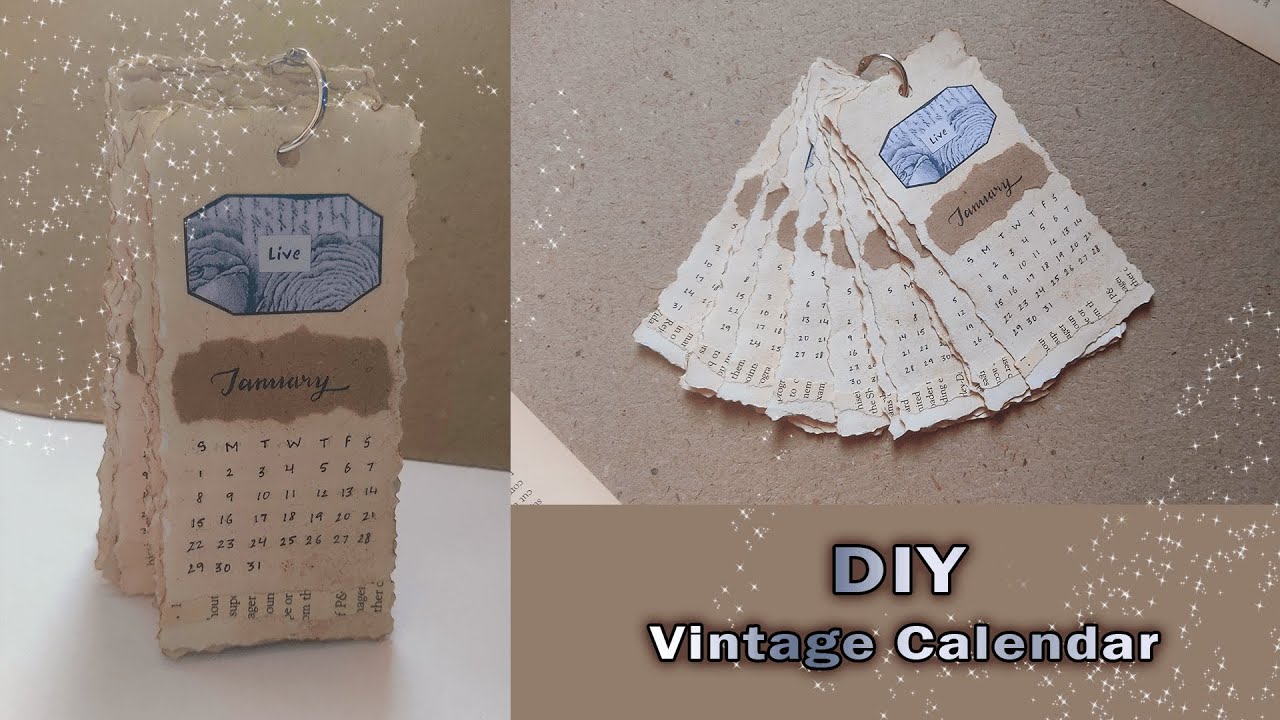 How to make New Year 2023 Desk Calendar | DIY Calendar | Handmade Desk ...