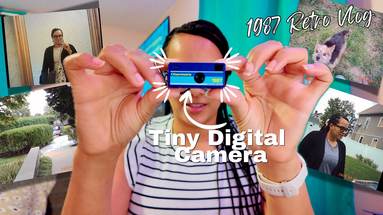 Vlogging Like It's 1987: Kodak Charmera Keychain Digital Camera Review + Retro Day in My Life