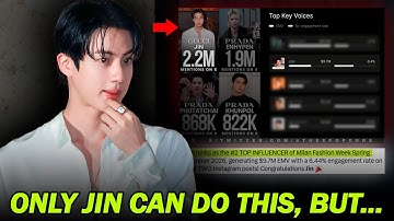 Jin BTS becomes the only one in the world to receive this!
