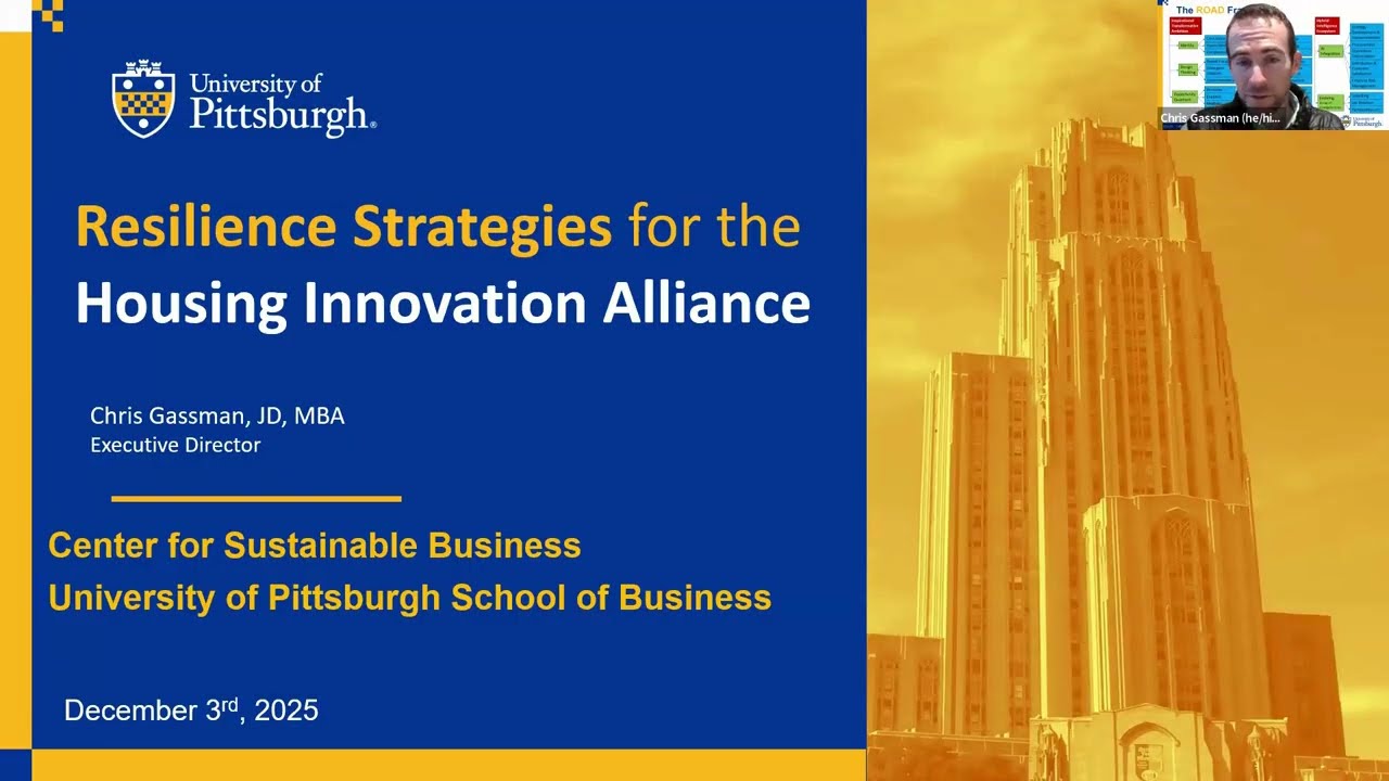 Resilience Strategies for the Housing Innovation Alliance
