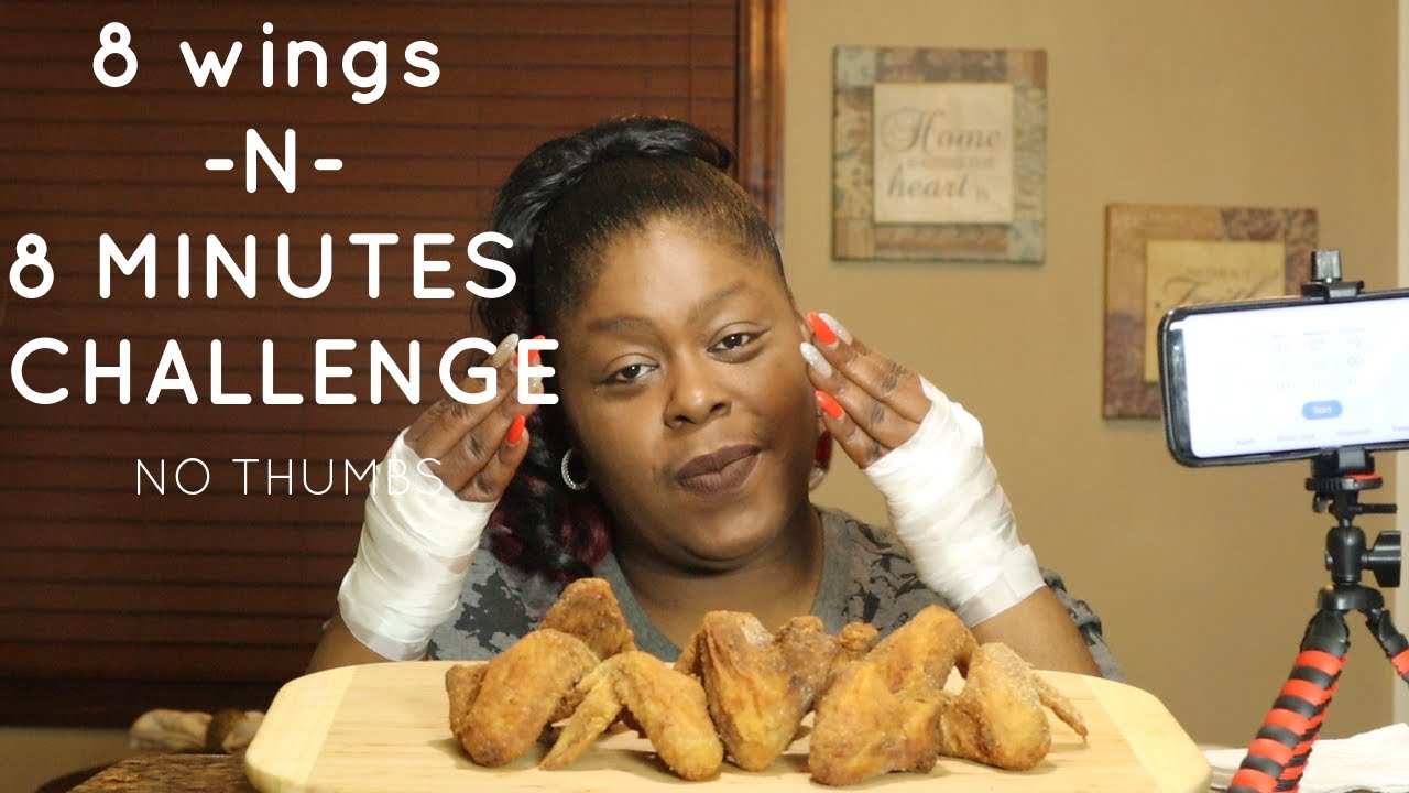 8 Wings in 8 Minutes Challenge. 