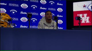 LSU QB Michael Van Buren Texas Bowl LOSS to Houston postgame