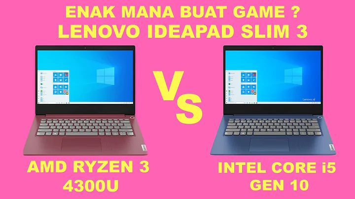 ゲームに最適！レノボのAMD Ryzen3 4300U vs Intel Core i5 GEN10 比較