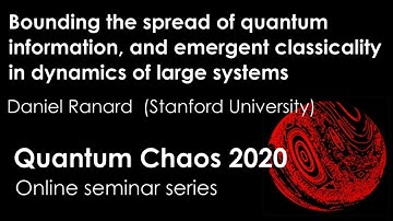 QChaos2020 - Daniel Ranard
