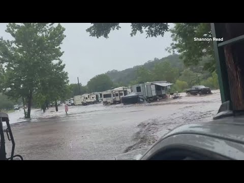 Heavy rains causing