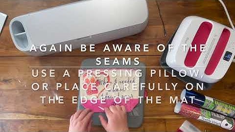 GM Crafts Cricut maker 3 how to layer HTV onto a small bag