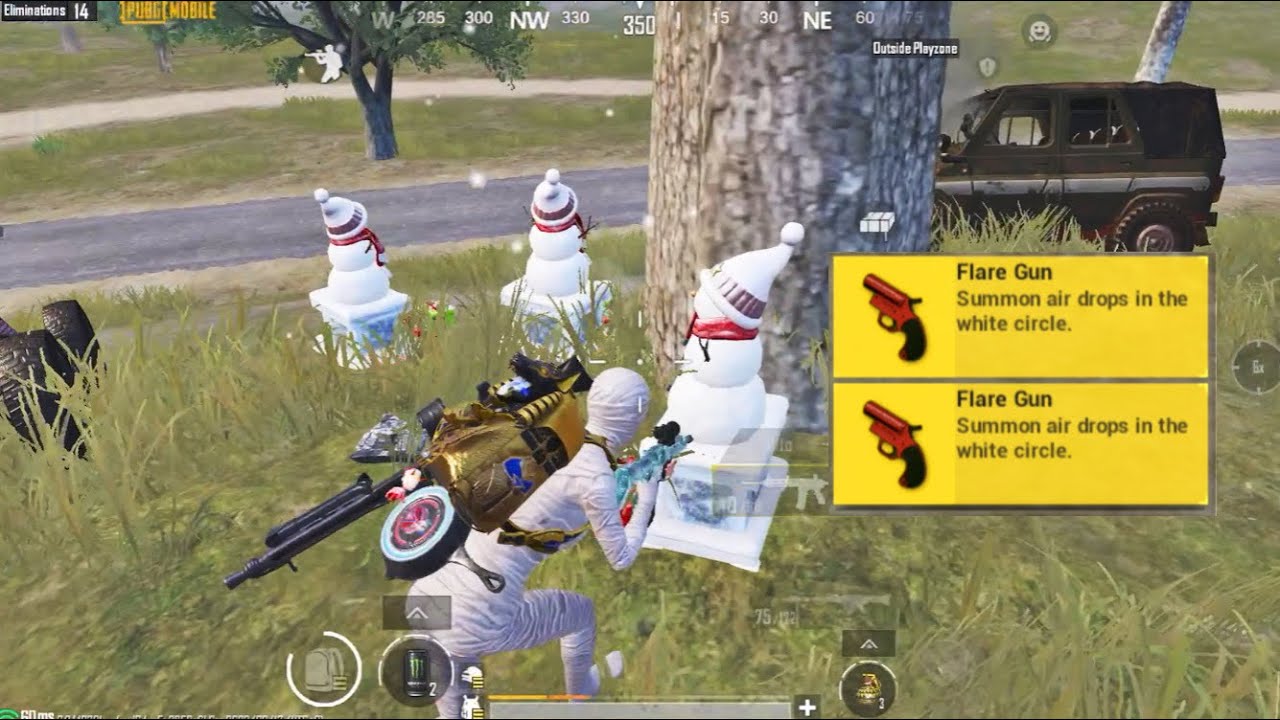 Wow!! ENEMY GAVE ME DOUBLE FLARE GUN😍Pubg Mobile