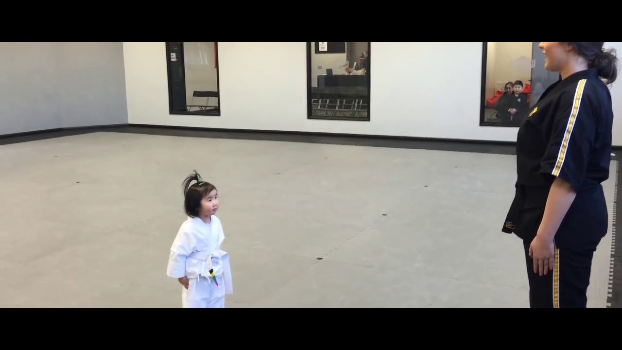 3 Year Old White Belt Reciting the Student Creed YouTube