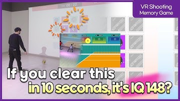 A game that improves both gaming skills and memory! VR memory game