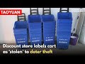 Taoyuan discount store labels carts as stolen to combat theft|Taiwan News