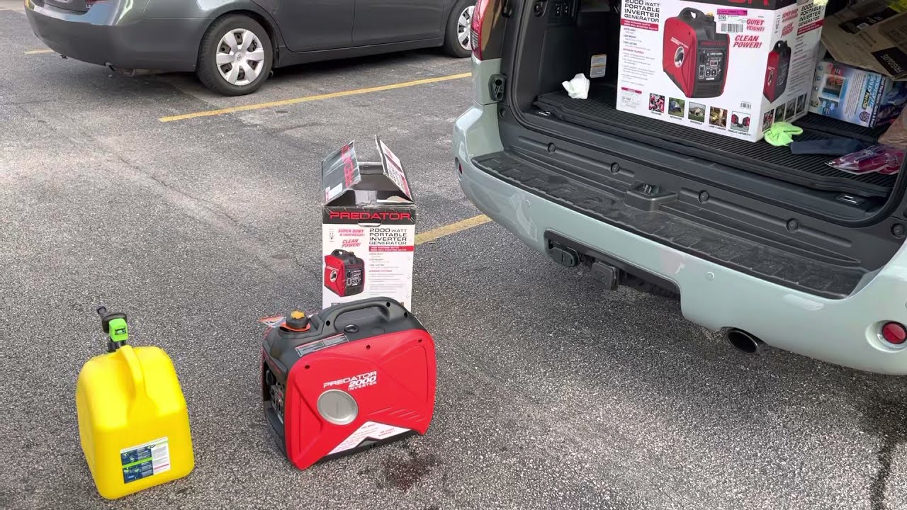 Predator 2000 Generator Start Up and How to Use EASY!! Harbor Freight