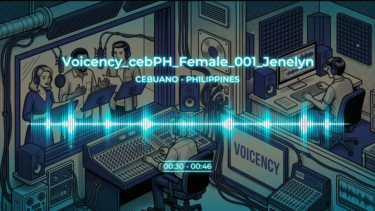 Cebuano Female Voice - Voicency_cebPH_Female_001_Jenelyn