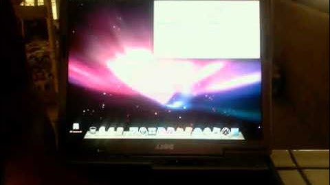 DELL Latitude D610 Running Mac OS X Leopard