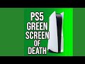 PS5 Green Screen of Death Symptoms